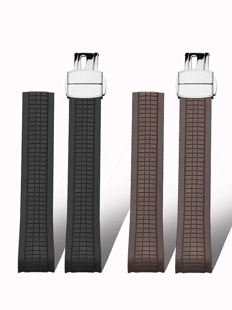 Gli Uomini In Silicone Sostituiscono Con Il Cinturino Dell'Orologio Dello Strumento Per Patek Philip 21Mm Cinturino Aquanaut Granata 5164 5167 Serie D