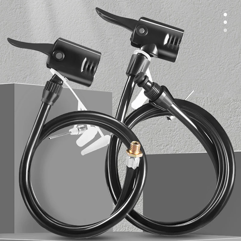 70/80/120CM Fahrrad Luftpumpe Verlängerung Rohr Pumpe Fahrrad Schlauch Luftpumpe Anschluss Fahrrad Luftpumpe reifen Inflator Düsen Zubehör – Detail 5