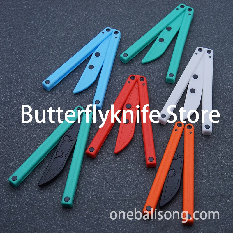 刃無し　バタフライトレーナー　Asgard　Blue Sky Balisong Asgard Cancer Balisong Plastic Trainer Outdoor Safe EDC