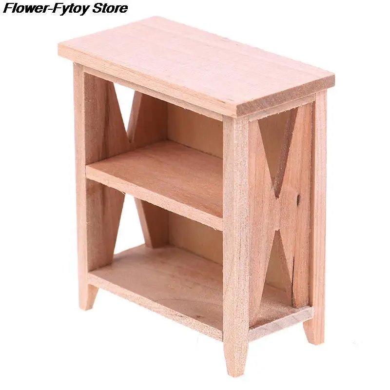 

1/12 Dollhouse Miniature Unpainted Lockers Storage Rack Model DIY Furniture Toys Accessories