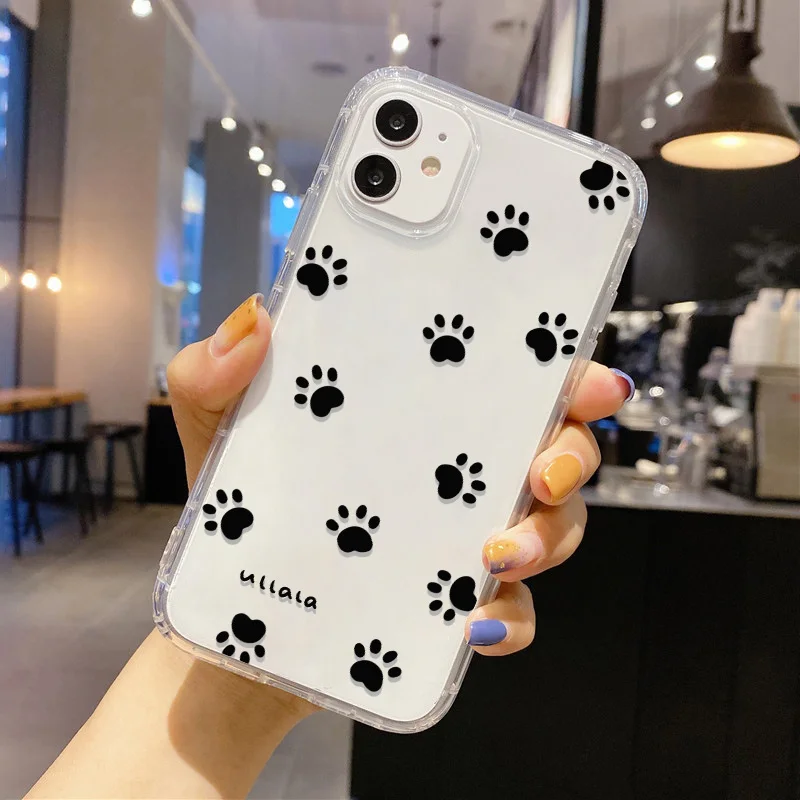 Charming Feline-Inspired Protective Phone Case Cover