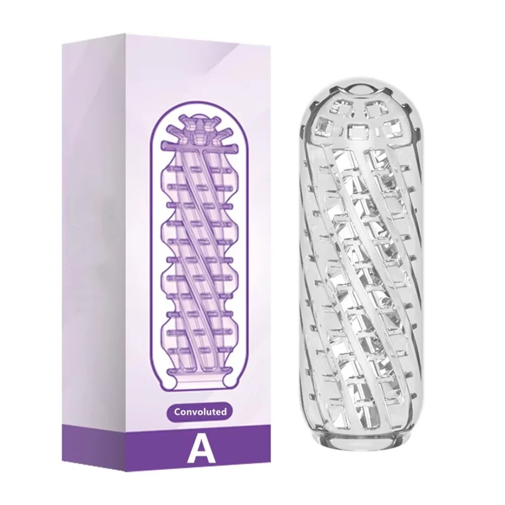 Male Masturbator Cup Soft Pussy Sex Toys Transparent Vagina Adult Endurance Exercise Adult supplies Vacuum Pocket Cup Men