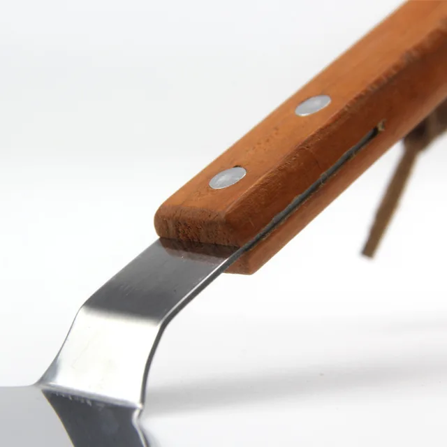 Fém Lapáttal Rozsdamentes Acél Serpenyő Hamburger Spatula -Ként Barbecue Turner Konyhai Kiegészítők Bbq Grill Scraper Smash Hamburgerek - Image 5