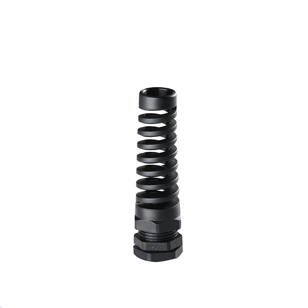 IP68 Waterproof M12-M16 PG7-PG21 Cable Seal Sleeve Connector Plastic Screw Stress Protector 3-6.5mm Anti-bending