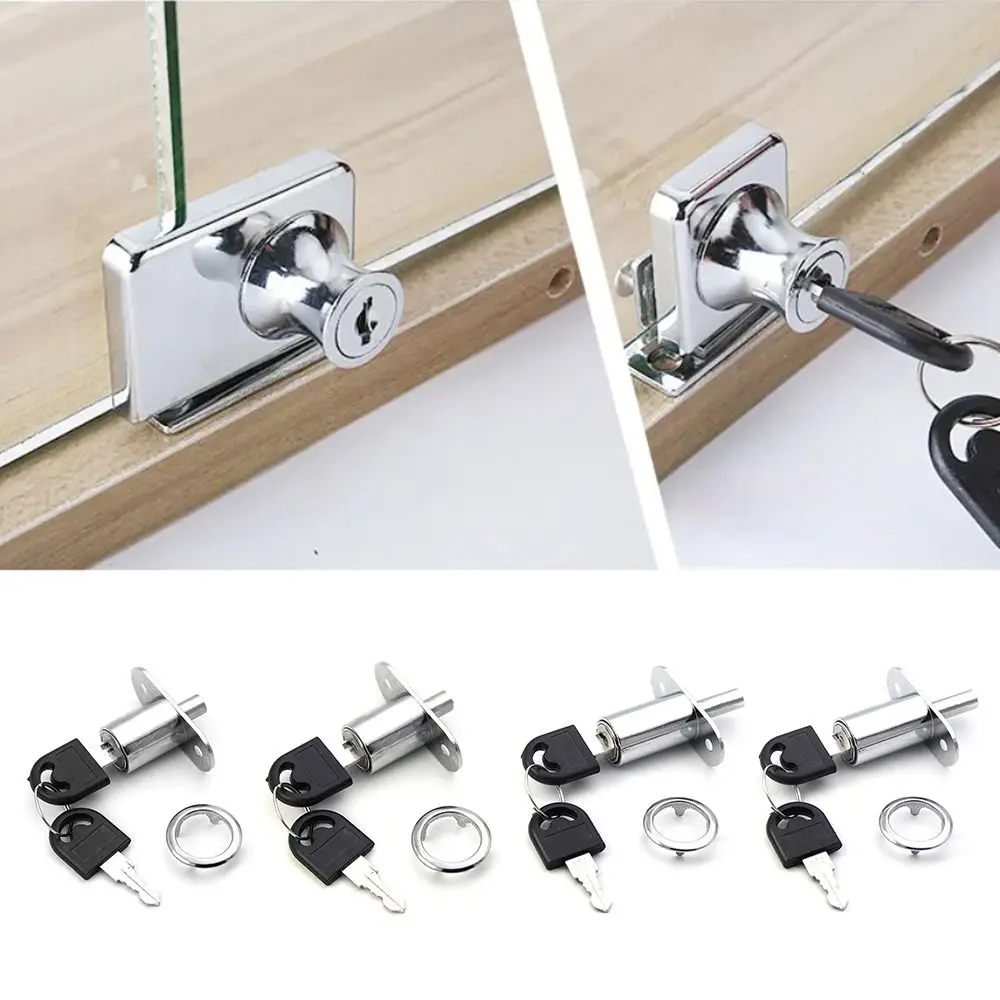 Wardrobe 23/32mm Cam Cylinder Lock with Key Furniture Drawer Lock Hardware Cabinet Lock Sliding Door