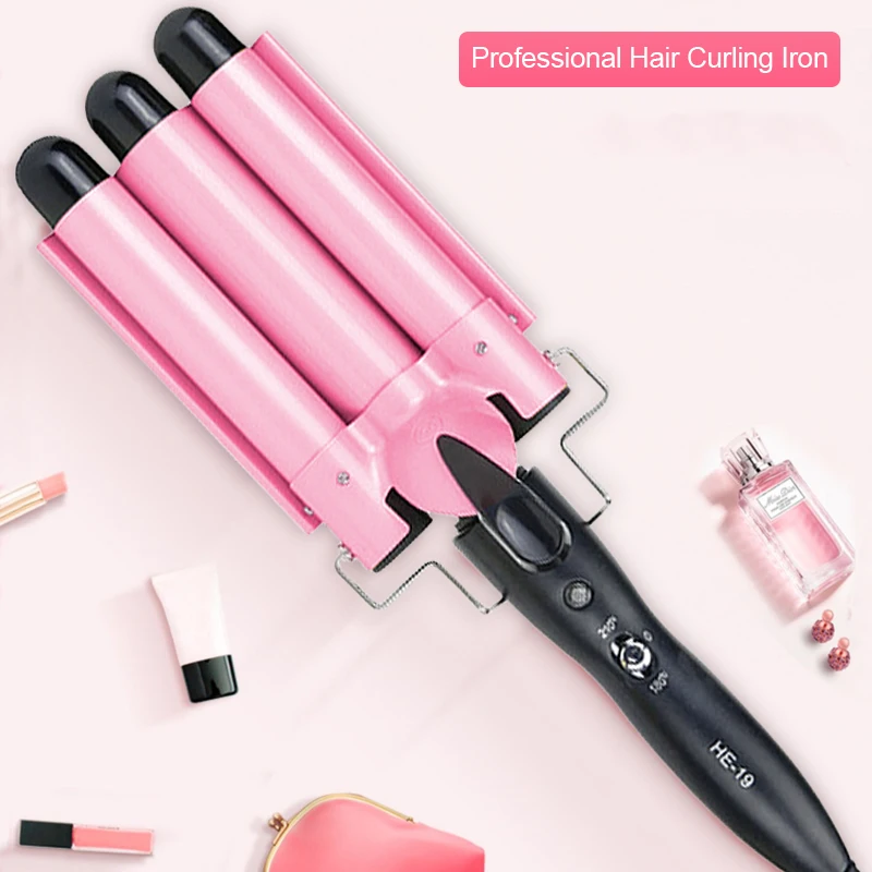 Curling Iron For Afro Curls Hair Curler Ceramic Electric Corrugation