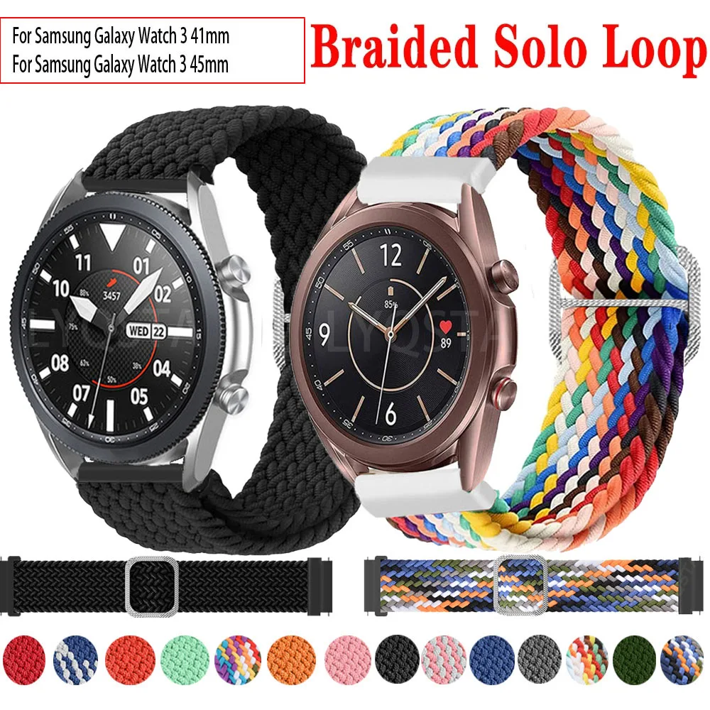 

Ремешок нейлоновый для Galaxy Watch 46 мм 42 мм, спортивный браслет для Samsung Gear S2 S3 Frontier/Classic Active 2 Huawei Watch 2 42, 22 мм 20 мм