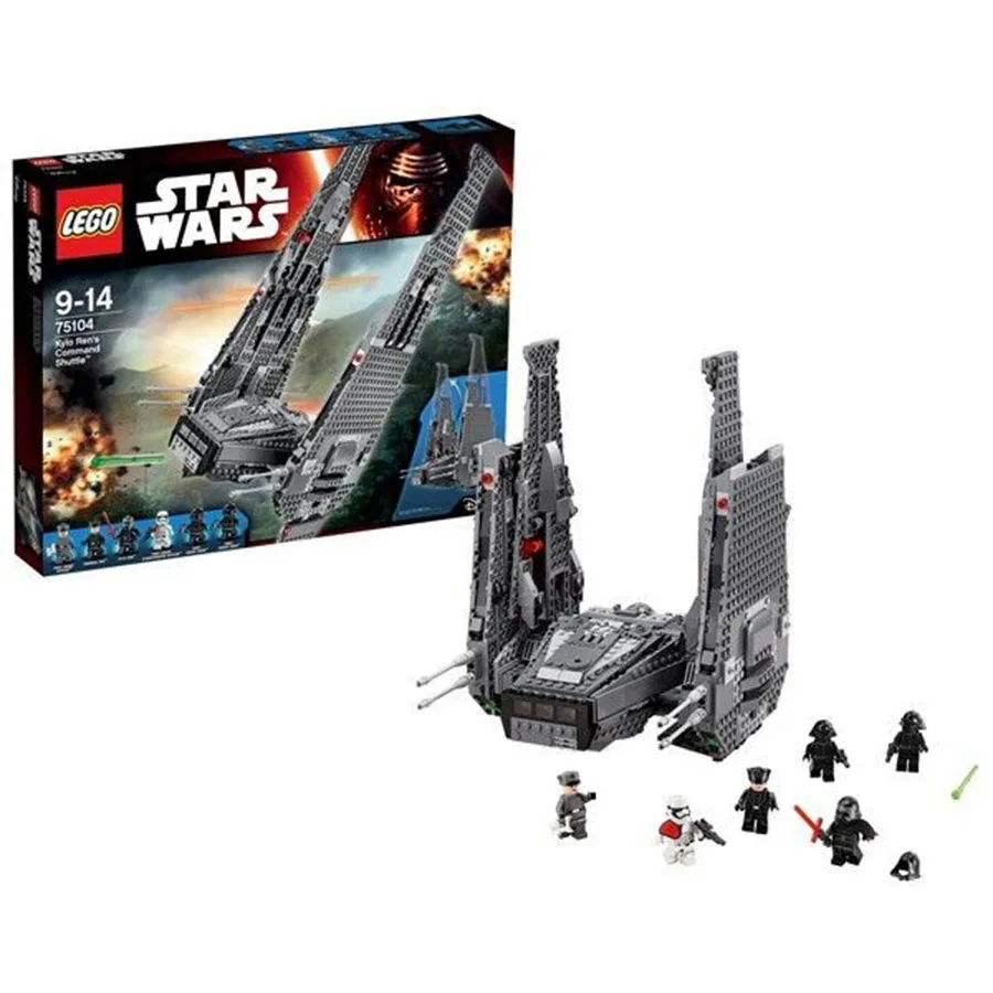 uregelmæssig vægt Skjult Lego Star Wars Kylo Ren fighter ship™75104 - AliExpress