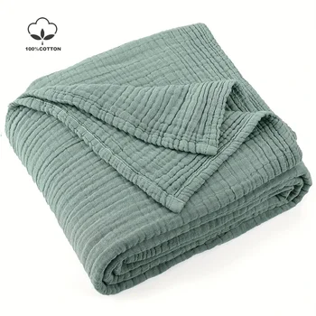 Battilo 100% Cotton Muslin Throw 1