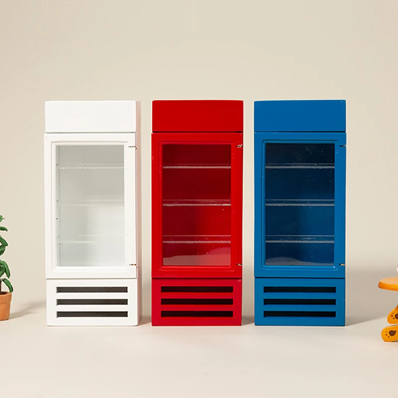 

Лидер продаж 2023 года, миниатюрный кукольный домик в масштабе 1:12, холодильник, кукольный домик, аксессуары для декора мебели