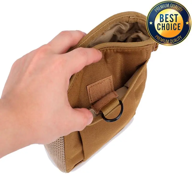 Outdoor Portable Recycling Bag 600D Nylon Molle Pouch Climbing Hanging EDC Gear Waist Sports Hunting Training Tactical Bag 4