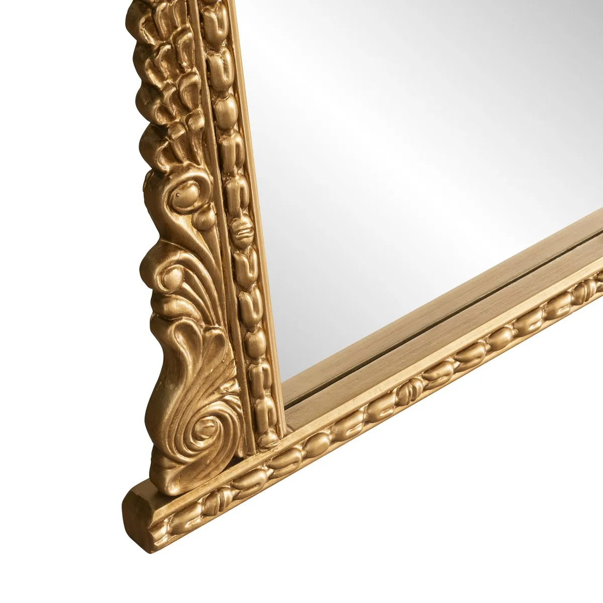 SHYFOY 70.8" Antique Gold Arch Mirror 3