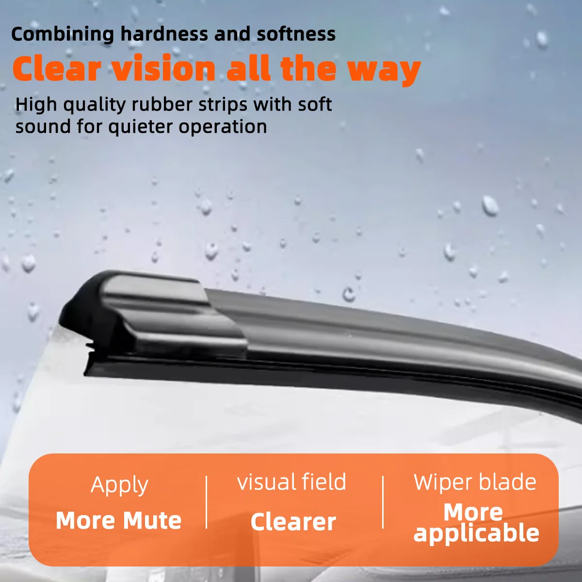General windshield wipers ranging from 26 inches to 14 inches J/U are suitable for ultra high end all-weather vehicles 3