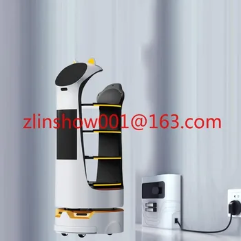 Robot elettrico del servizio del cameriere del ristorante del robot del veicolo di consegna del cibo per l'hotel della caffetteria del ristorante e del negozio di fast food