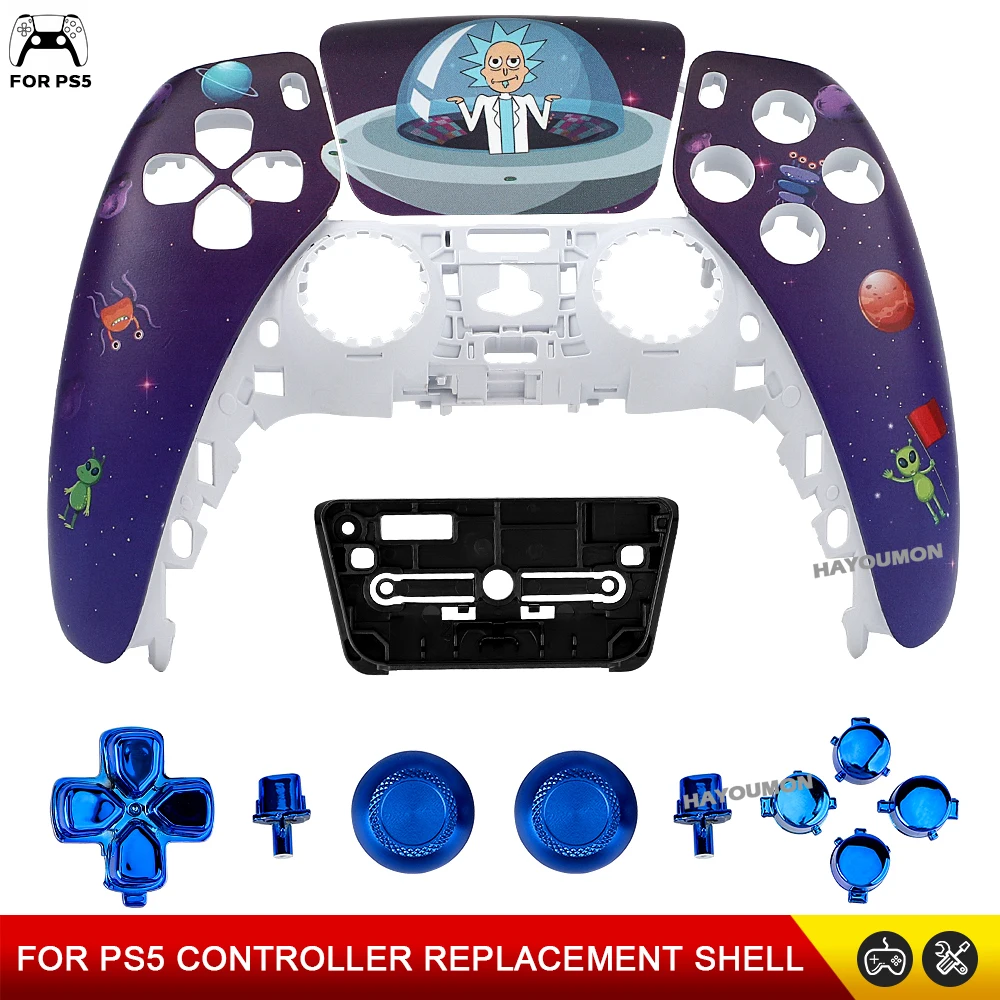 New Limited For PS5 Controller Shell Touchpad Gamepad Cover Replacement Front Back Plate Handle Case for BDM-010/020/030/040/050 Sc570de45410b4feb9a03da571ab257a1M