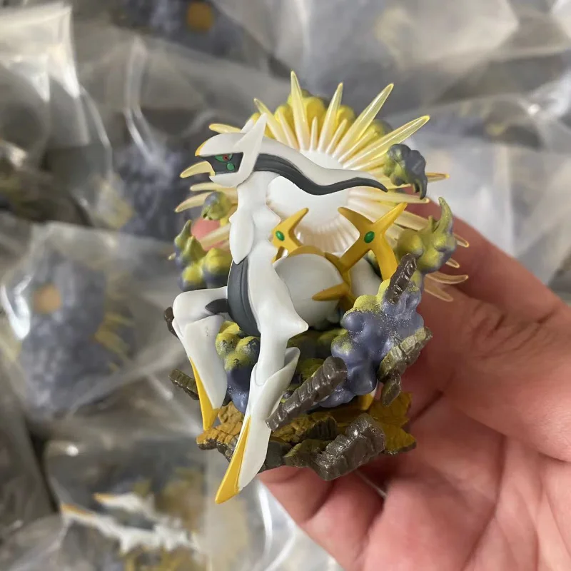 Figurina Di Anime Pokemon Originale Cute Kawaii Arceus Action Figure Modelli Tcg Collezione Di Giocattoli