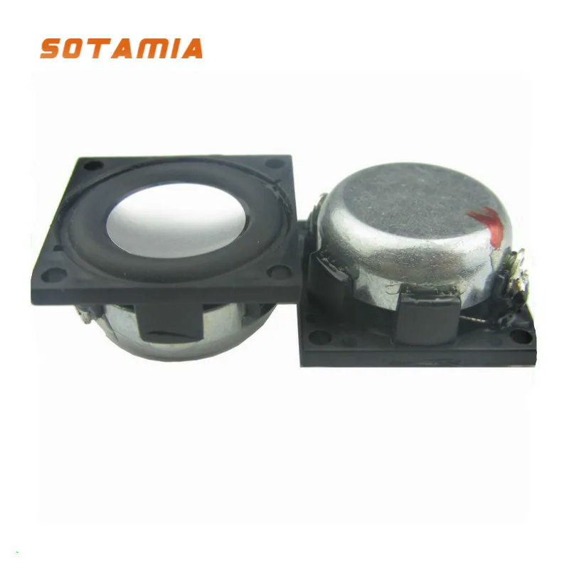 Sotamia 2Pcs 23 Millimetri Gamma Completa Audio Mini Altoparlante Driver 4 8 Ohm 3W Altoparlante Fai Da Te Cassa Di Risonanza Del Bluetooth Musica Di 
