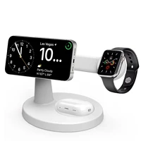 3 In 1 Magnetic Wireless Charger Stand For Magsafe iPhone 16 15 14 13 Pro Max Apple Watch 9 8 AirPods Pro Fast Charging Station - Image 6