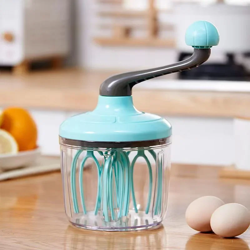 Multifunctional Manual Whisk Semi-automatic Egg White Cream Cake Egg Hand Mixer Hand Crank Beater Household Ferramentas Cocina egg beater rotary whisk balloon wire whisk ball whisk wire whisk