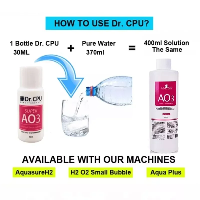 Concentrated Aqua Peeling Solution AS1 SA2 AO3 for Hydrafacial Dermabrasion Beauty Machine Facial Skin Care 6