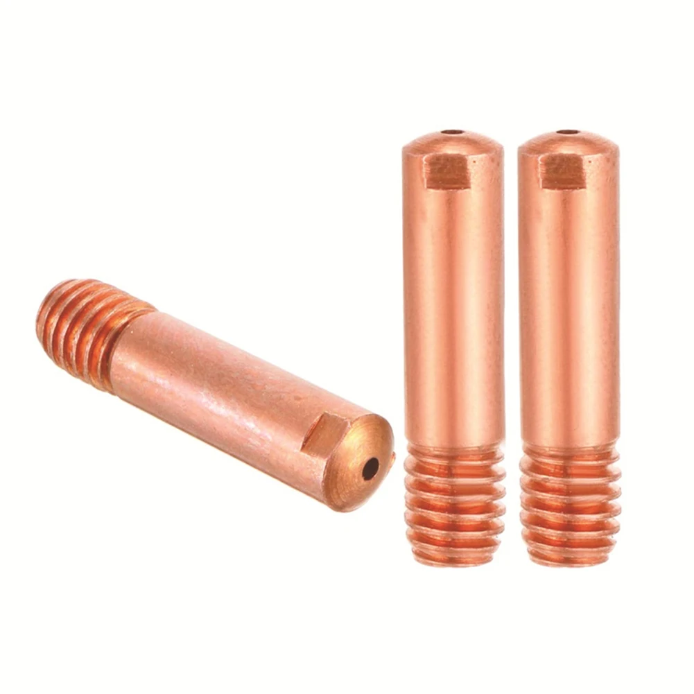 Welding Torch Nozzles M6 Thread Welding Nozzles Welding Torch 0.6/0.8/0.9/1.0/1.2mm Copper Welding Tools Durable For MB15AK MIG