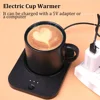 USB Wireless Charging Cup Warmer Pad Coffee Milk Tea Water Mug Heater 3 Gear Temperature Heating Coaster for Home Office Cup Mat 2