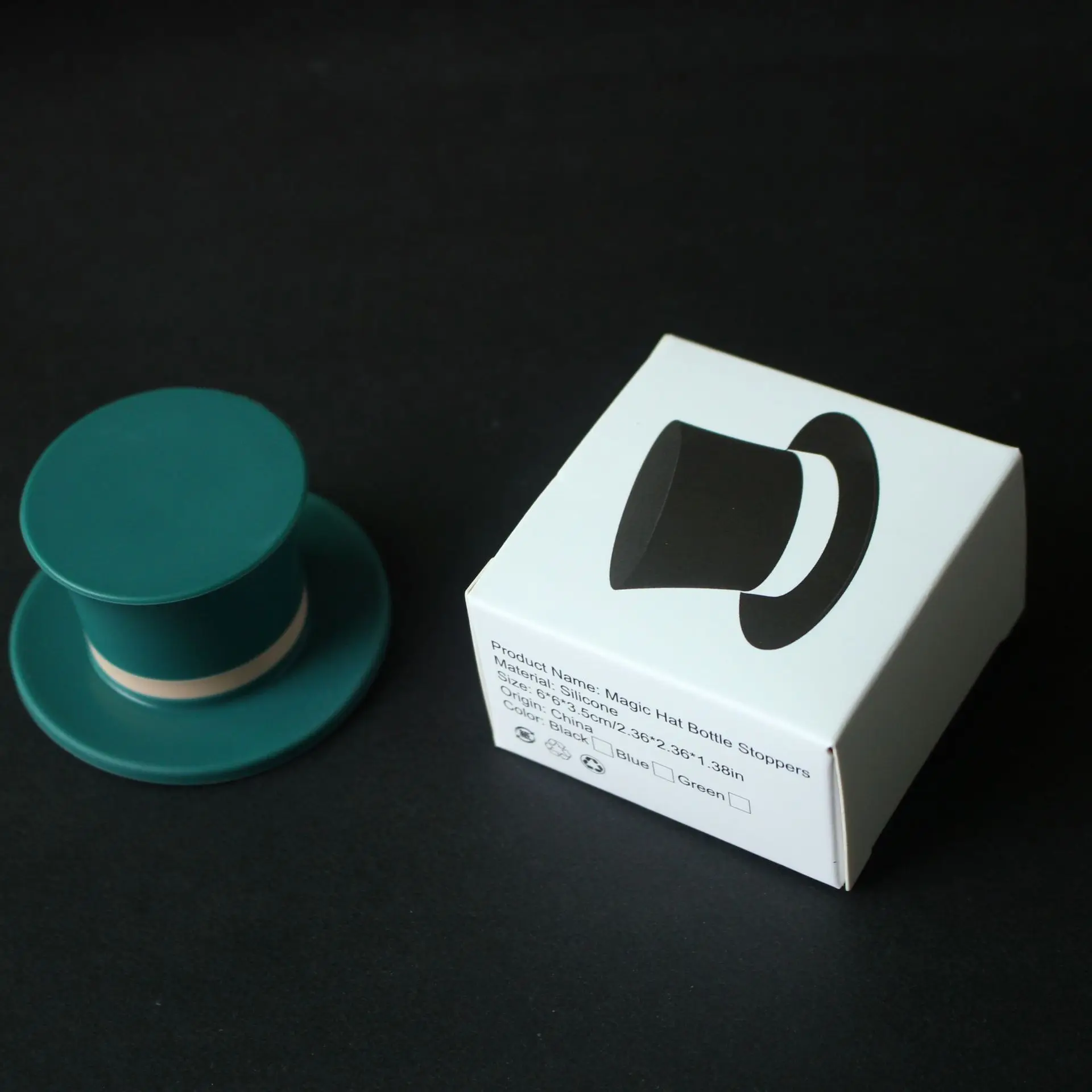 Magic Hat Wine Bottle Stopper Seal Cork Cover Silicone Wine thumbnail 1