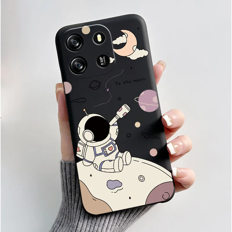 Adorable Cartoon Soft Silicone Protective Phone Case Cover