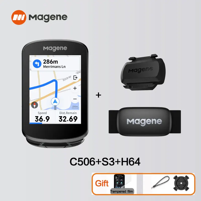 Magene C506 GPS バイクコンピュータナビゲーション WiFi スピード