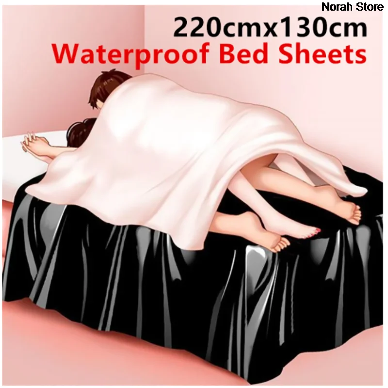 Adult Sex PVC Plastic Bed Sheets Sexy Game Waterproof Hypoallergenic Mattress Cover for Couple Flirt Bed Passion Supplies Tool 2