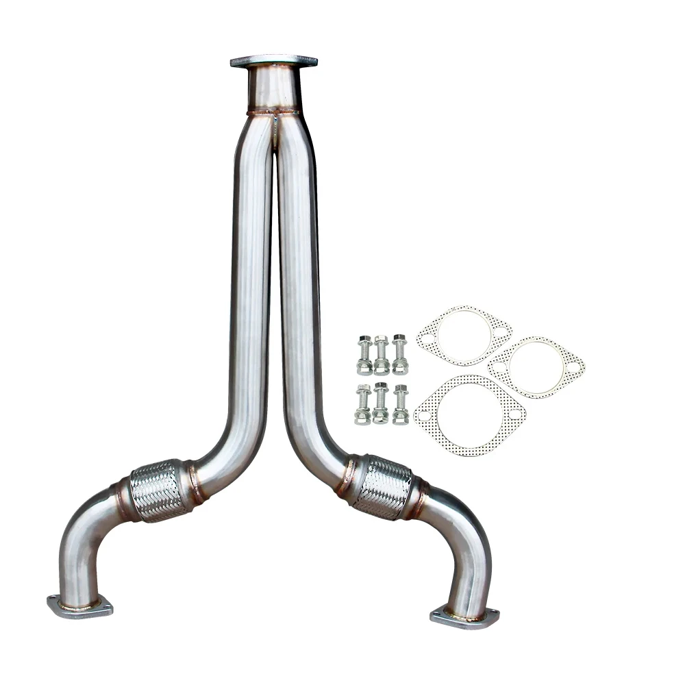 Colectores De Escape Acero Inoxidable Para Nissan 370Z / Infiniti G37 VQ37 - Cortos, Pulidos