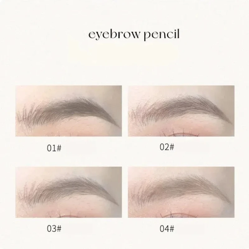 FLORTTE Eyebrow Pencil Eyebrow Tinting Cream 2-in-1 Dual Head Mascara Long Lasting Waterproof Natural Brow Makeup Cosmetics 5