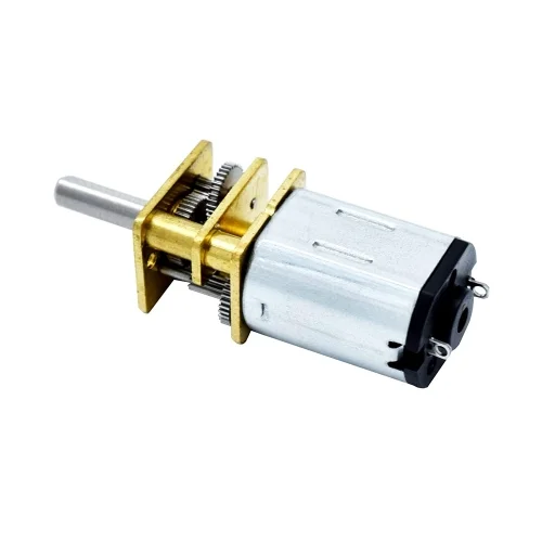 2개 DC 12V 500RPM N20 고토크 감속 모터, 금속 기어박스 모터 포함, DIY RC 장난감용, 홀더 포함 DC 모터
