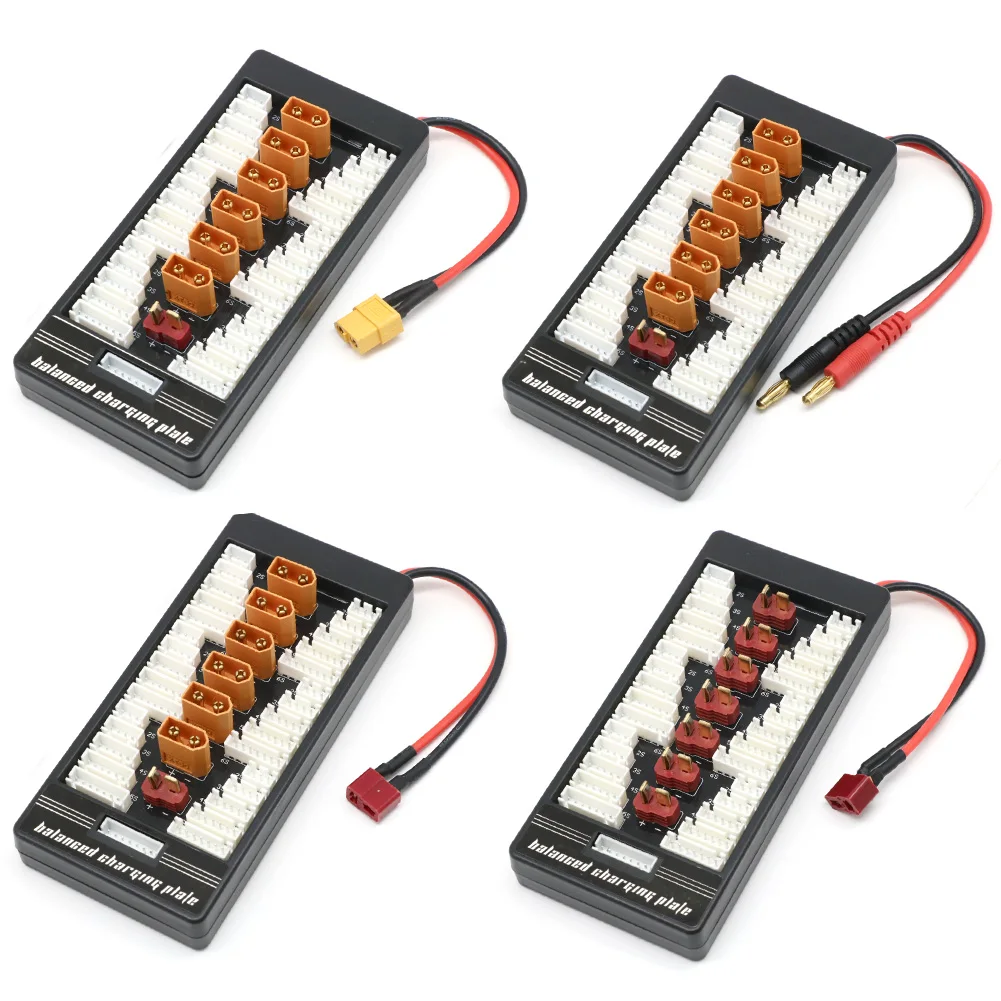 Multi 2S-6S Lipo Parallel Balanced Charging Board XT60 Plug For RC Battery Charger B6AC A6 720i Parallel Charging Plate Board - 2