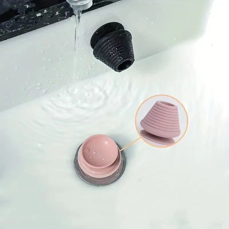 Silicone Bathtub Stopper Kitchen Bathroom Sink Drain Bath Plug Stopper For Bathroom Accessorie