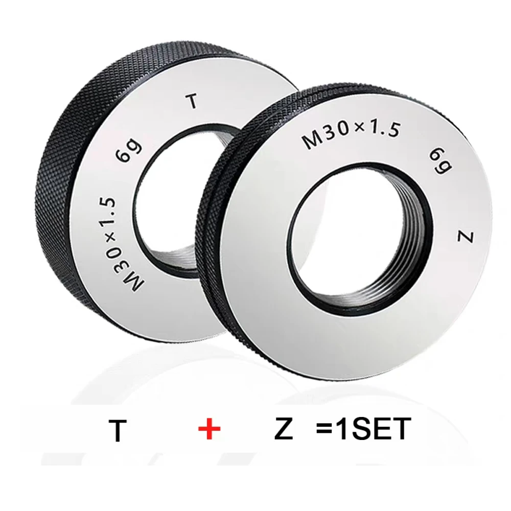 M14 M18 M20 M22 M24*3*2*1.5*1*0.5 thread ring gage GO-NOGO GAUGE 6g measure gauge 2pcs/set