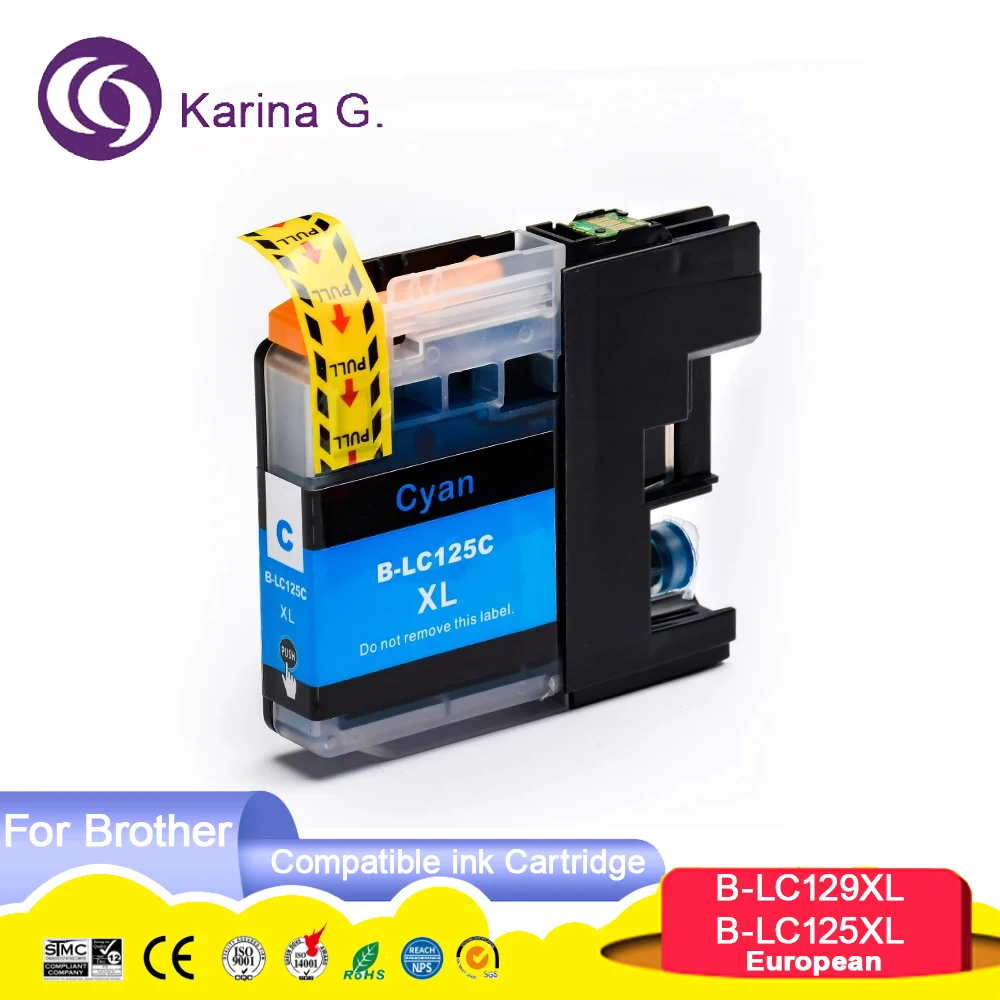 LC129XL LC125XL LC125 LC129 Premium Color Compatible Printer Ink Cartridge For