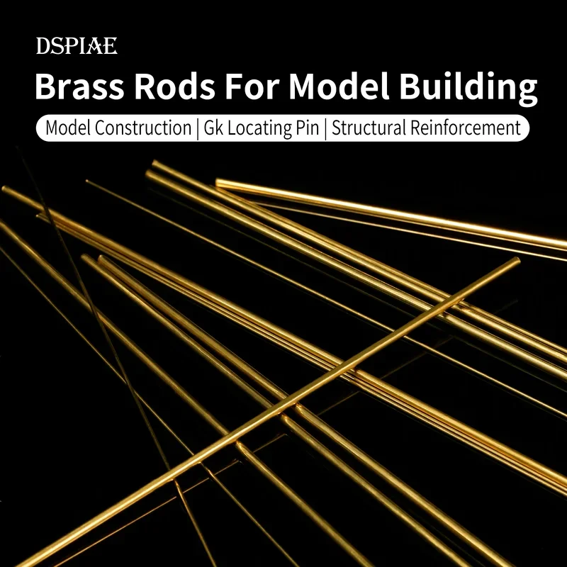 Model Tools Model Building Parts DSPIAE Tools 0.5mm-3.0mm BB Series Brass Rod Model Building Tools Model Fixing Rod for Military DIY Accessories