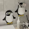 Penguin Storage Box Mobile Holder Bin Storage Organizer Rc Stand Makeup Wall Organizer Floating Shelves Wall Bin Adhesive Shelf 1