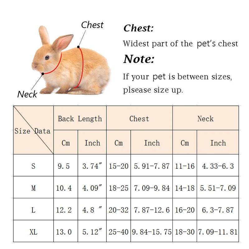 Solid Adjustable Pet Harness and Leash for Rabbit Bunny Cat Ferrets Outdoor Walking Pets Supplies rabbit harness and leash set,rabbit harness set