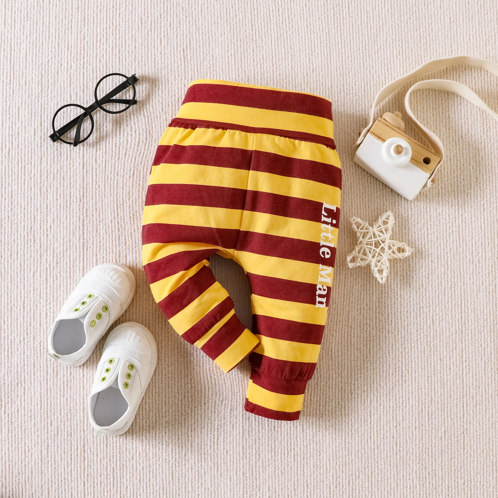 Children's Long-sleeved Hoodie Suit Top Striped Pants Crawling Cotton Clothes for Boys and Girls kids clothes set,two piece set,baby girl clothing set