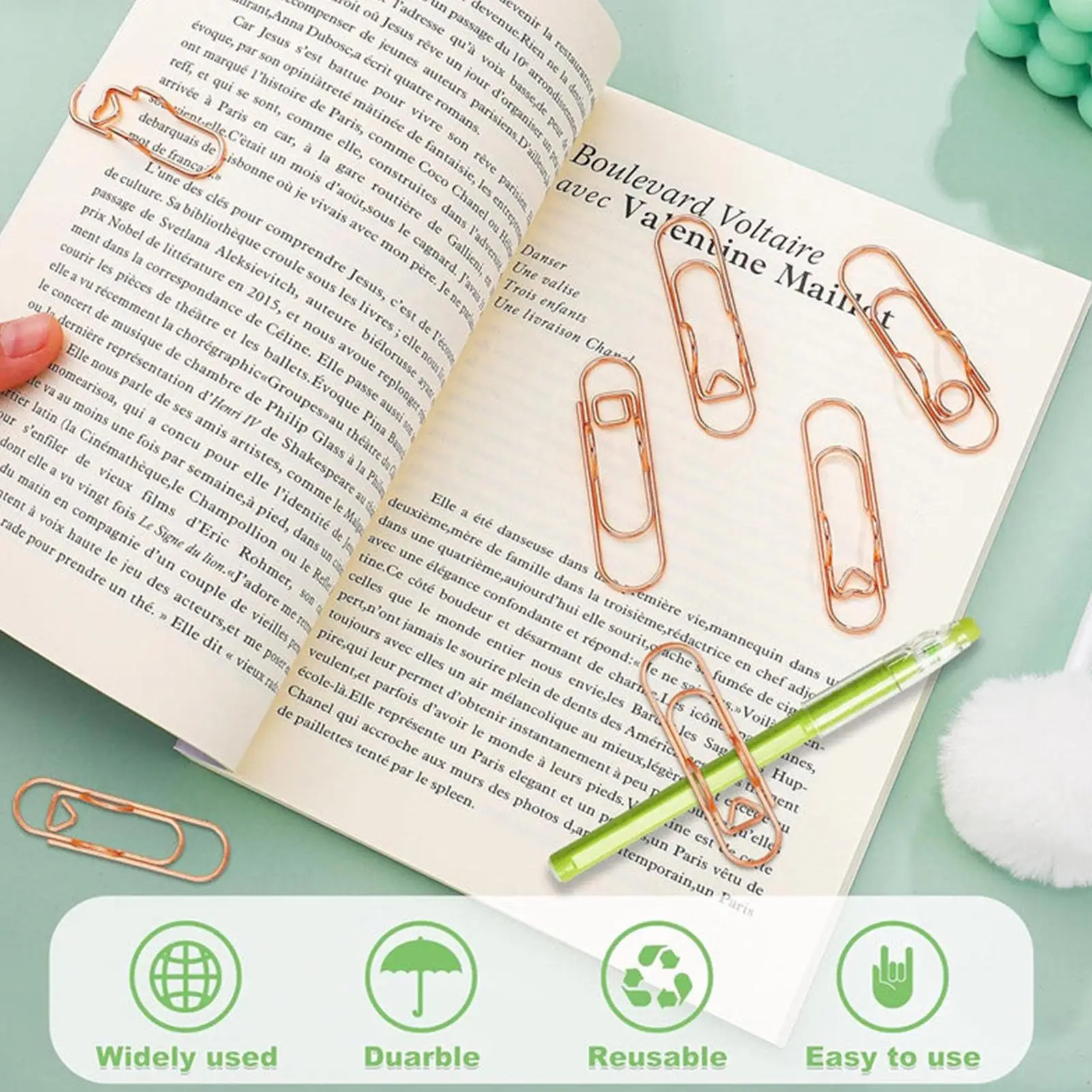 여러 가지 빛깔의 금속 필기 펜 클립 크리 에이 티브 다기능 휴대용 노트북 액세..