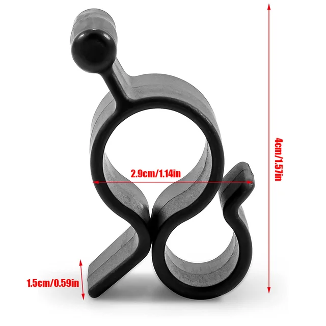 10 Darab Napellenző Klipek Csere Függöny Sín Csúszó Fogasok Csúszka Lombkorona Pálya Horgok Mini Tartók Táborozó Készlet - Image 5