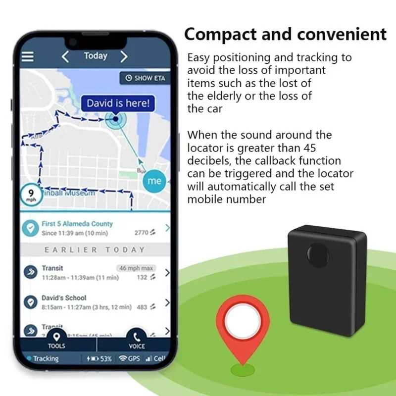 N9 Audio Monitor Listening Surveillance GPS Tracker Listening Audio Surveillance Device Auto Answer & Dial Device