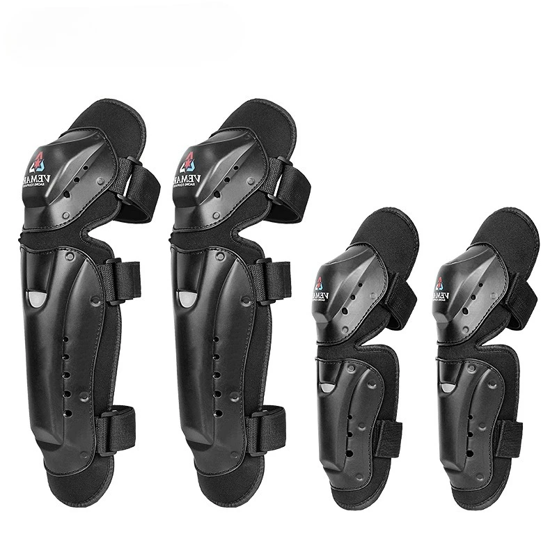 오토바이 무릎 패드 팔꿈치 보호대 4PCS 세트 남성용 오프로드 레이싱 오토바이 보호 장비 오토바이 장비 방풍