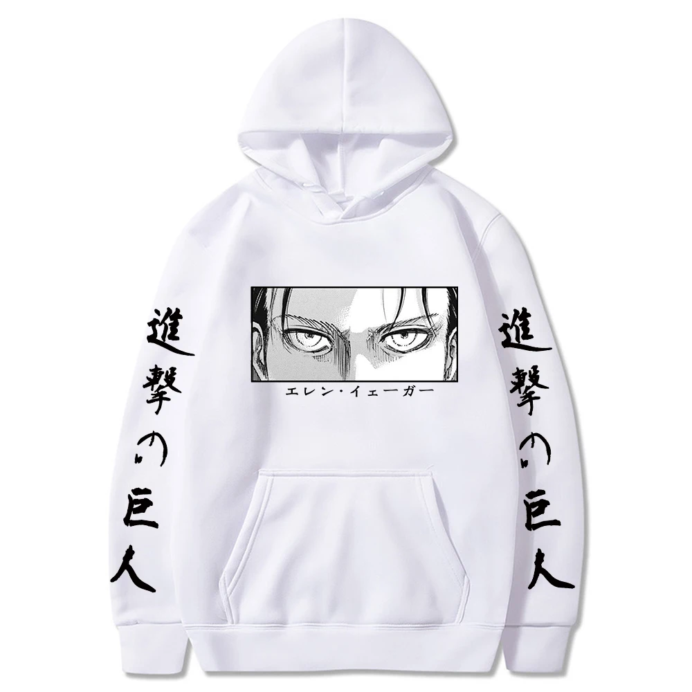 

Hot Anime Attack on Titan Hoodie Causal Long Sleeve Autumn Pullover Male Streetwear