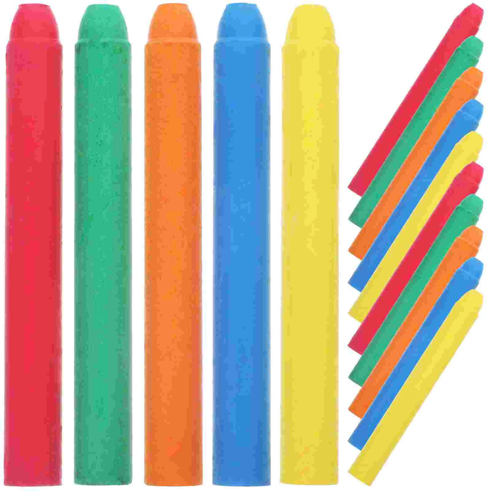 

20Pcs Colored Chalks Dust Free Chalks Multi-function Chalks Teachers Chalks Water Soluble