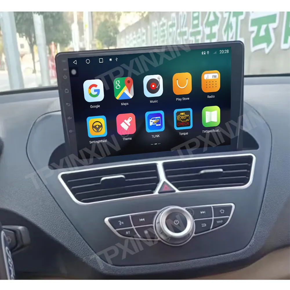 

For Ford Escort 2014-2019 tesla style Keep the original car CD, Android large screen DVD navigation system, GPS