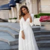Sexy V-Neck Women Wedding Dresses Tulle A-Line Bridal Gowns Mopping Length Celebrity Princess Vestidos De Novias 2025 Customized 3