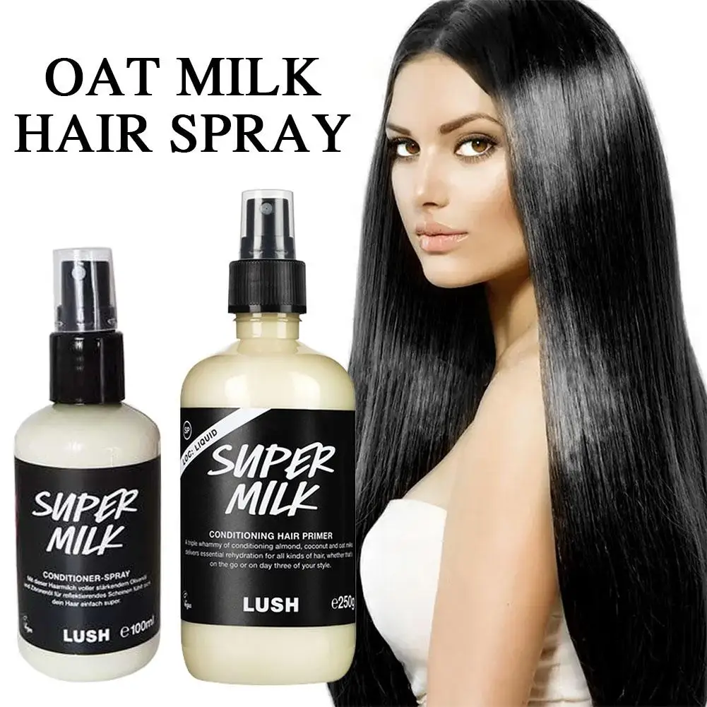 Super Milk Conditioning Hair Primer Oat Milk Essence Moisturizing Nourishing Natural Fragrance Hair Styling Spray